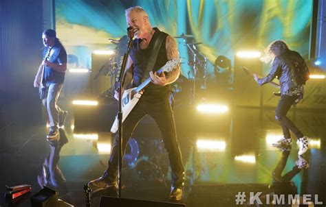 April 13, 2023. In addition to performing their classic song "Master Of Puppets" on last night's (Wednesday, April 12) episode of "Jimmy Kimmel Live!", the four members of METALLICA headed to the ...